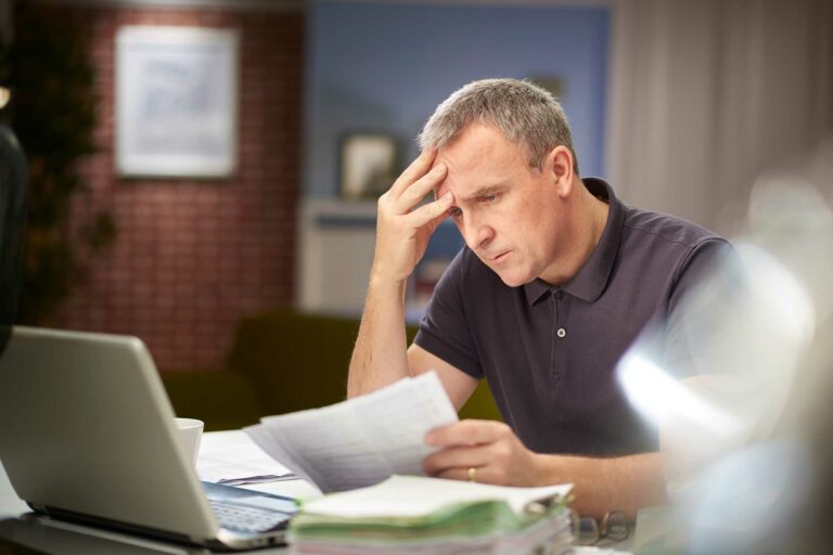 Stressed frustrated governance director chair looking for solutions